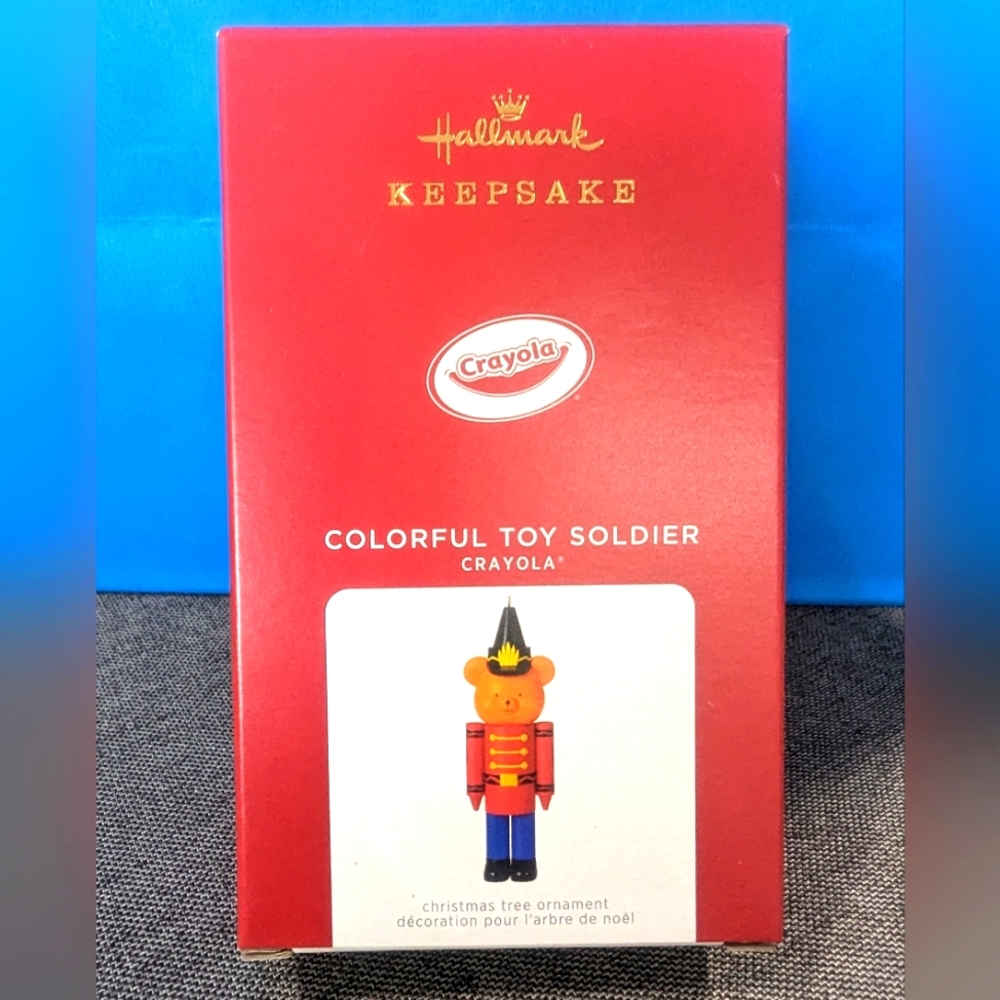 Hallmark Crayola Colorful Toy Soldier Keepsake Ornament 2021